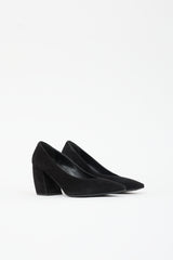 Prada Suede Pointed Toe Pump