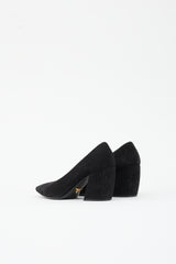 Prada Suede Pointed Toe Pump