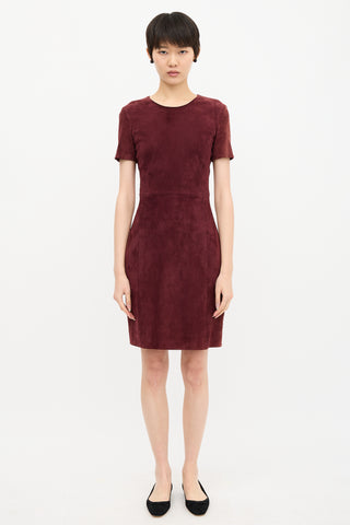Prada Suede Sheath Dress