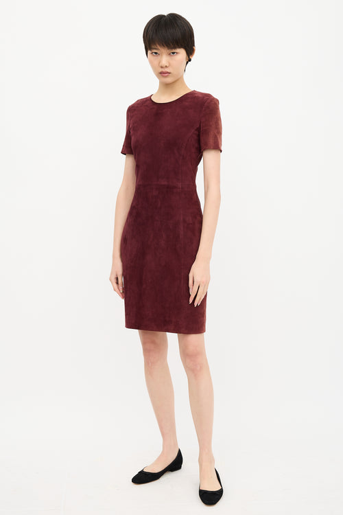 Prada Suede Sheath Dress