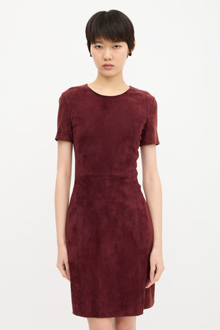 Prada Suede Sheath Dress