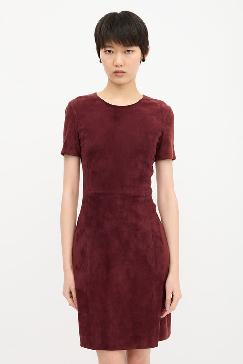 Prada Suede Sheath Dress