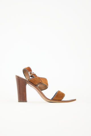 Prada Suede Slingback Sandal