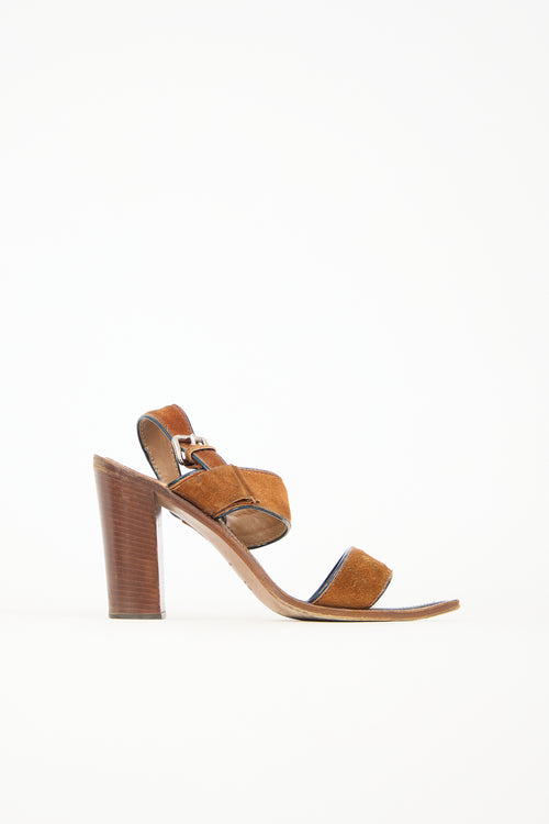 Prada Suede Slingback Sandal