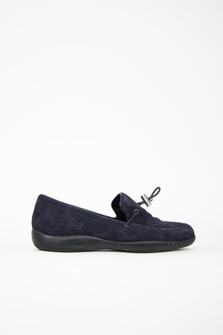 Prada Suede Toggle Loafer