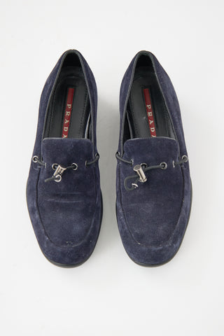 Prada Suede Toggle Loafer