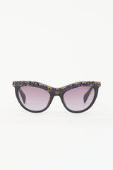 Prada SPR04P Embellished Sunglasses