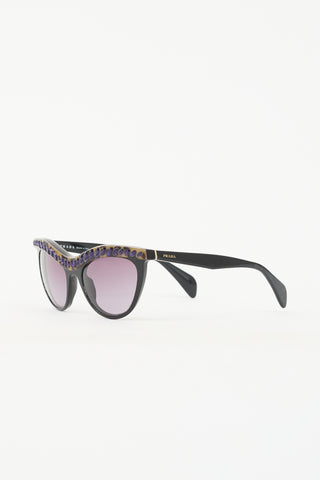 Prada SPR04P Embellished Sunglasses