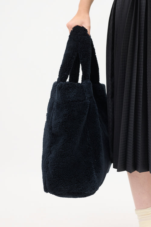 Prada Terry Logo Tote Bag