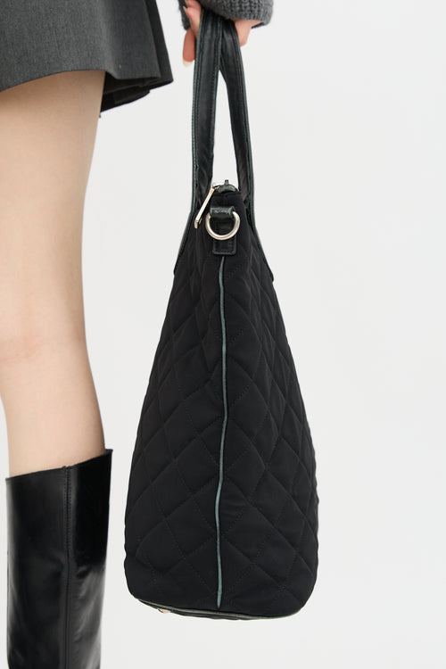 Prada Tessuto Impuntu Tote Bag