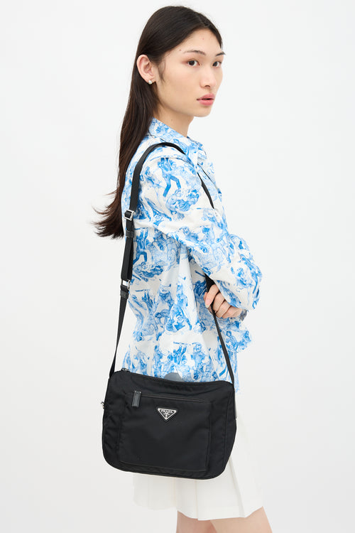 Prada Tessuto Messenger Bag