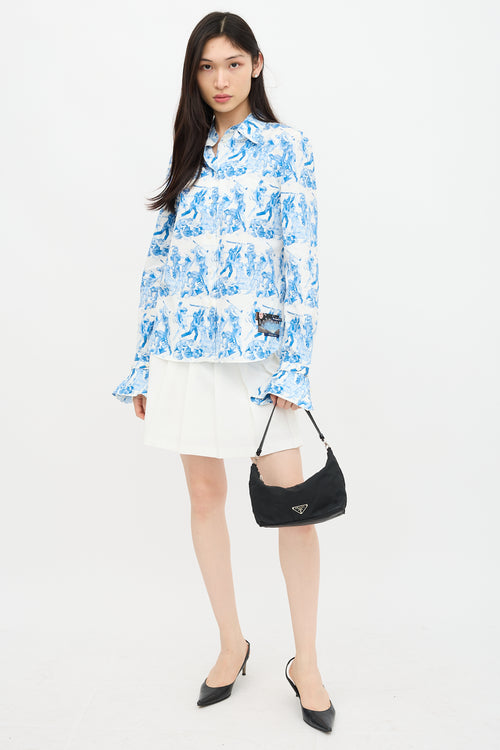 Prada Tessuto Sirio Pochette Bag