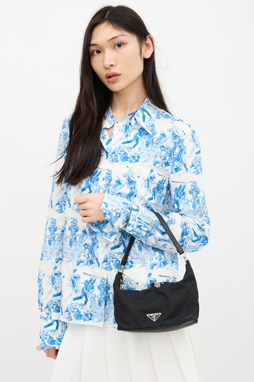 Prada Tessuto Sirio Pochette Bag