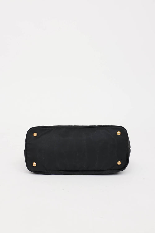 Prada Tessuto & Leather Trim Bag