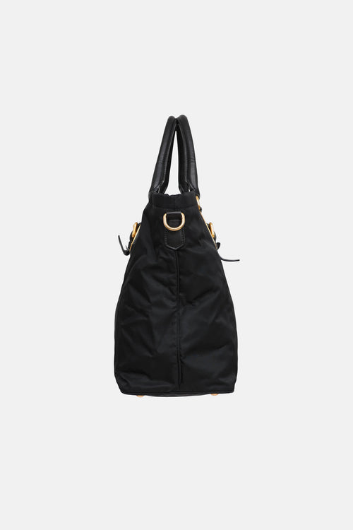 Prada Tessuto & Leather Trim Bag