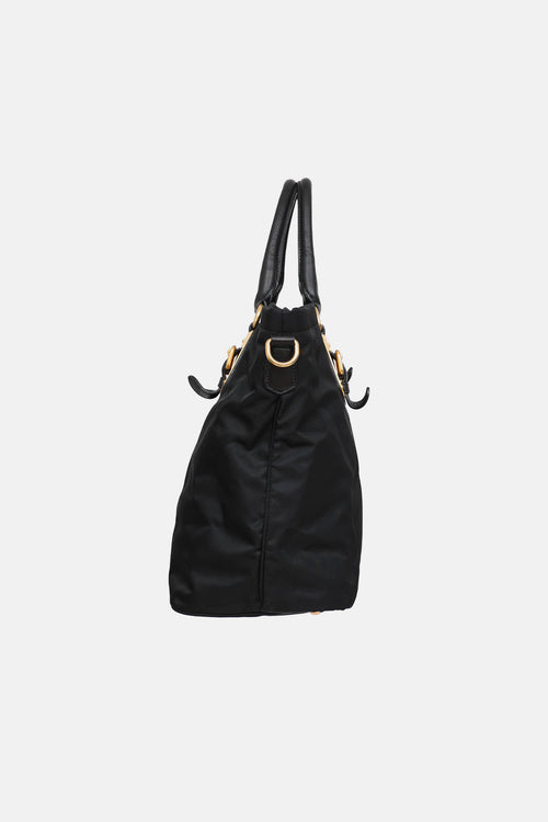 Prada Tessuto & Leather Trim Bag