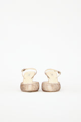 Prada Textured Slingback Pump