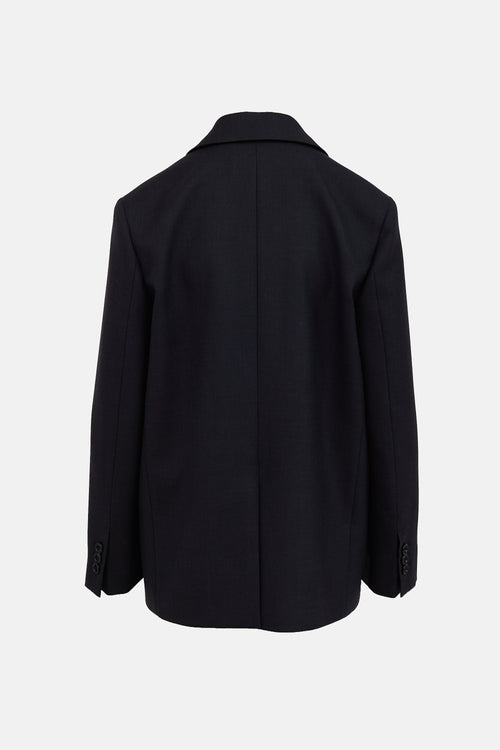 Prada Triangle Logo Blazer