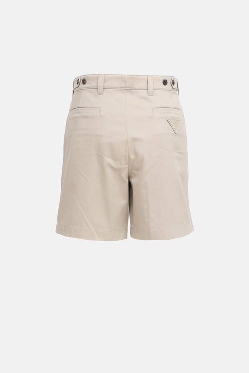 Prada Triangle Logo Shorts