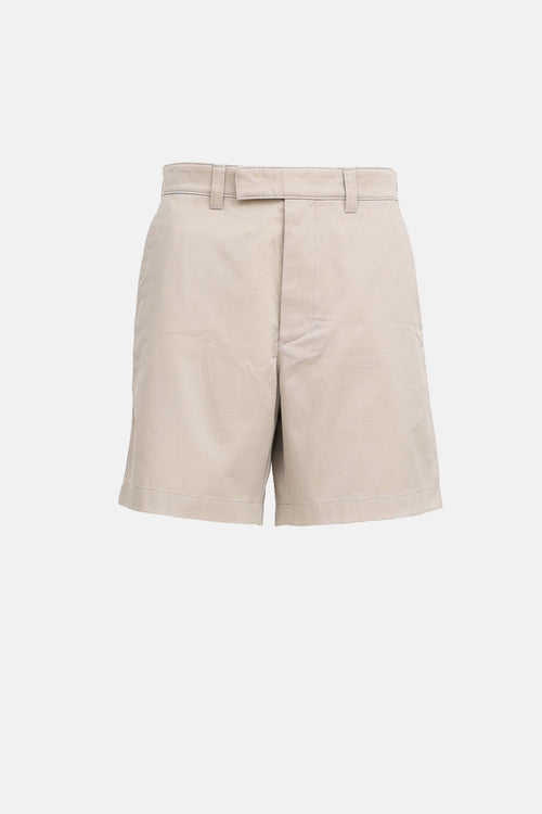 Prada Triangle Logo Shorts