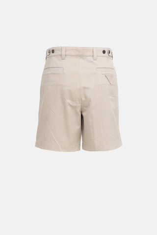 Prada Triangle Logo Shorts