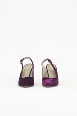 Prada Velvet Wedge Heel