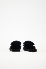 Prada Velvet Bow Mule