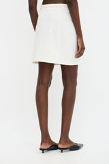Prada Vintage Belted Midi Skirt