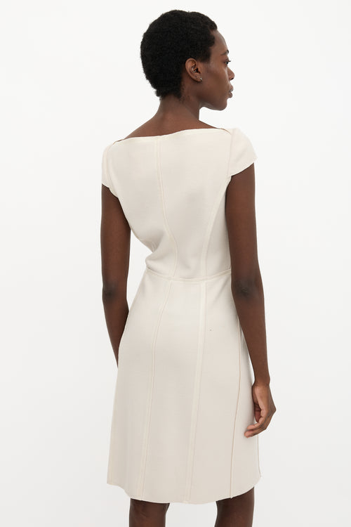 Prada Vintage Knit Inverted Dress