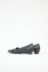 Prada Vintage Leather Buckle Loafer