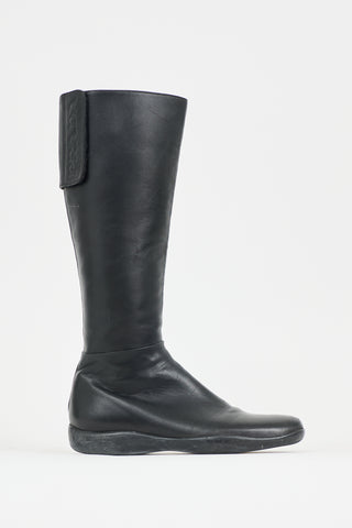 Prada Vintage Leather Knee Boot
