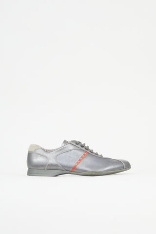 Prada Vintage Metallic Leather Sneaker