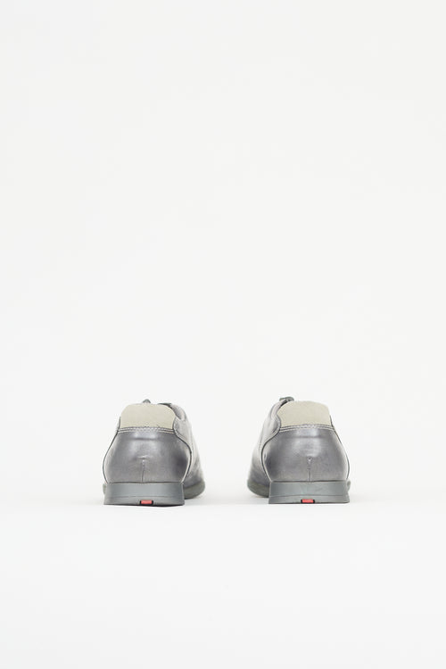 Prada Vintage Metallic Leather Sneaker