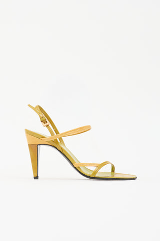Prada Vintage Two Tone Patent Sandal