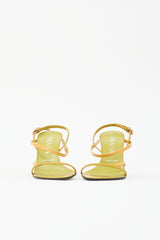 Prada Vintage Two Tone Patent Sandal