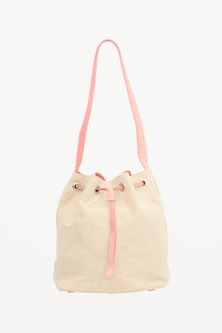 Prada Vintage Canvas Bucket Bag