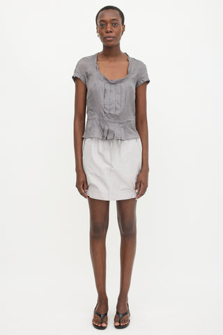Prada Vintage Sport Silk Blouse