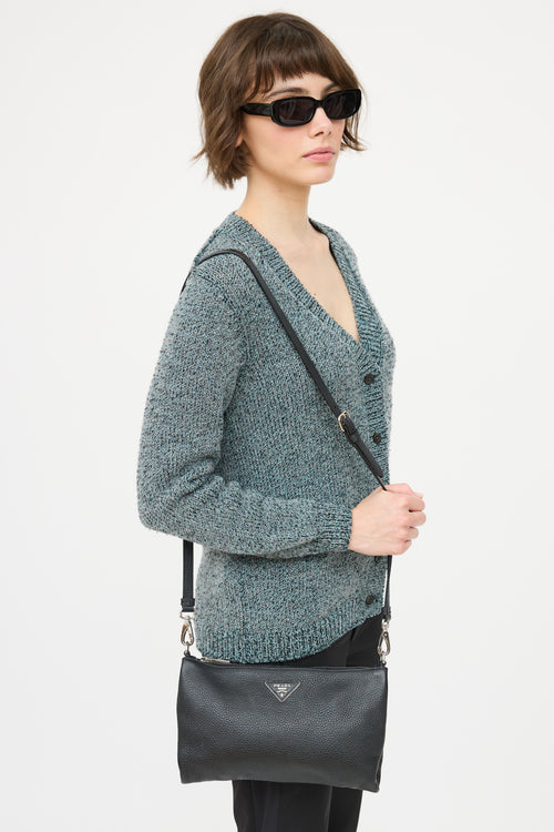 Prada Vitello Pehnix Crossbody Bag