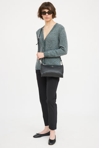 Prada Vitello Pehnix Crossbody Bag
