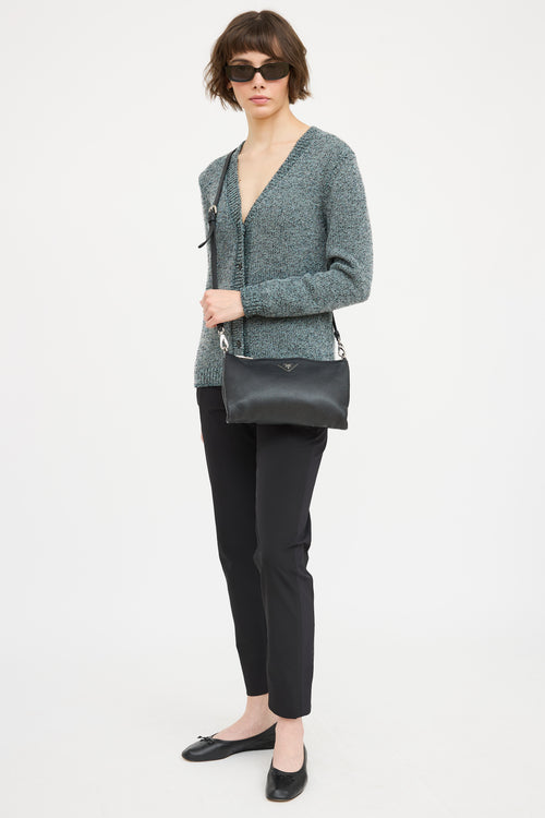 Prada Vitello Pehnix Crossbody Bag