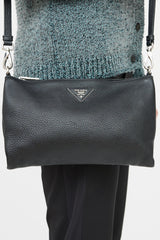Prada Vitello Pehnix Crossbody Bag