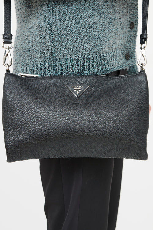 Prada Vitello Pehnix Crossbody Bag