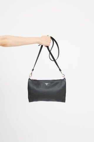 Prada Vitello Pehnix Crossbody Bag