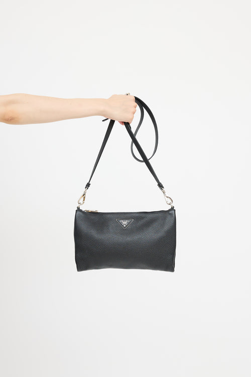 Prada Vitello Pehnix Crossbody Bag