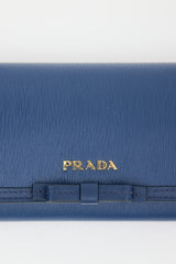 Prada Vitello Move Leather Long Wallet