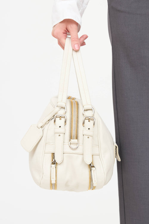 Prada Bauletto Zipper Bag