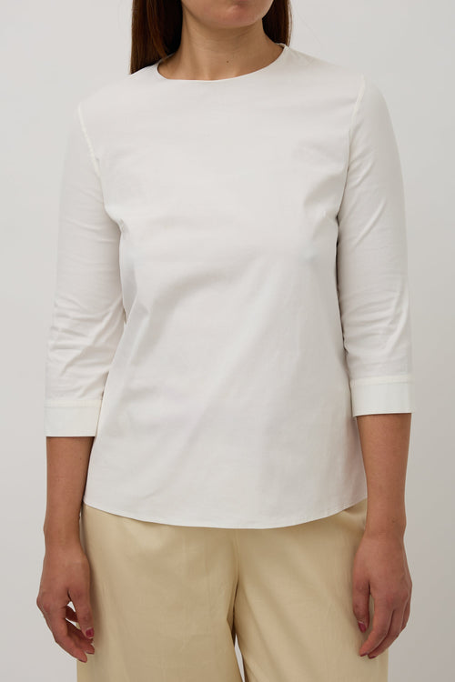 Poplin Zip Blouse
