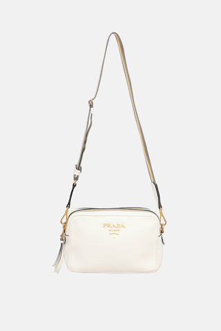 Leather Double Zip Camera Bag