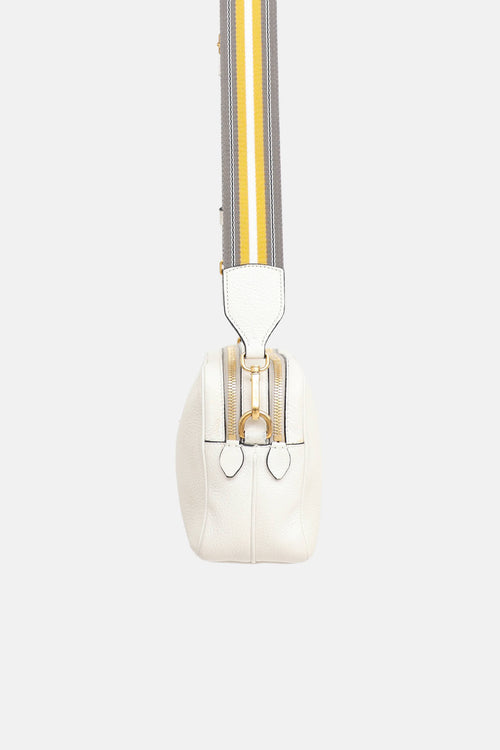 Leather Double Zip Camera Bag