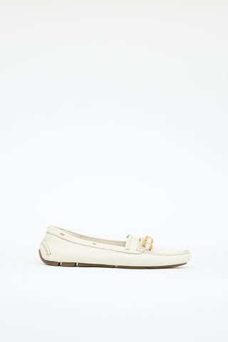 Prada Leather Driving Loafer